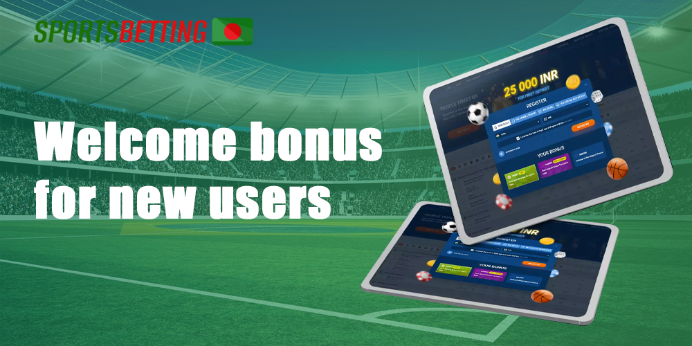 Available welcome bonus for the mostbet.