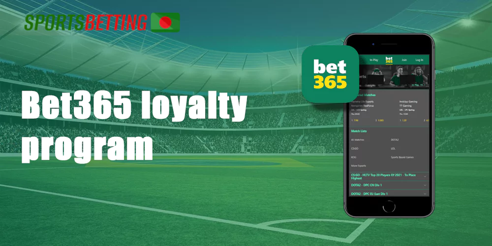 Bet365 loyalty program, but so far only for poker fans