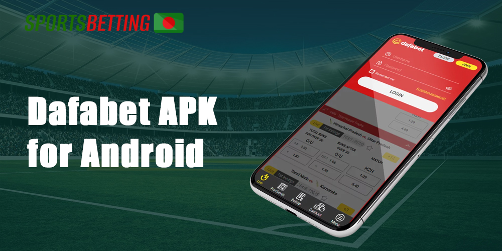 Android users can easily and safely place bets with the Dafabet bookmaker right on the go