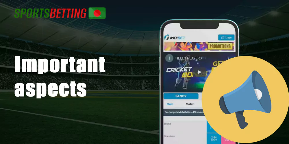 The key benefits and negatives of Indibet's sports betting app 