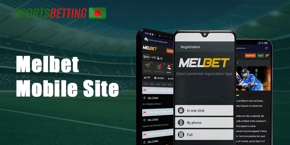 Bettors who can’t download the Melbet app to their cell phones/tablets for technical reasons can still enjoy the bookmaker’s services