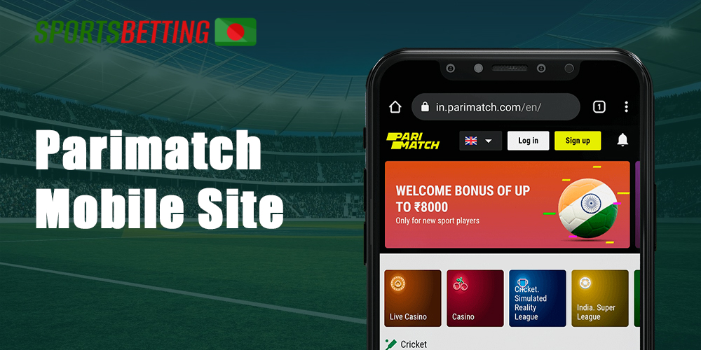 Parimatch Mobile Site is perfectly adapted for any Android or Apple smartphone, and users can run sports betting online whenever they want