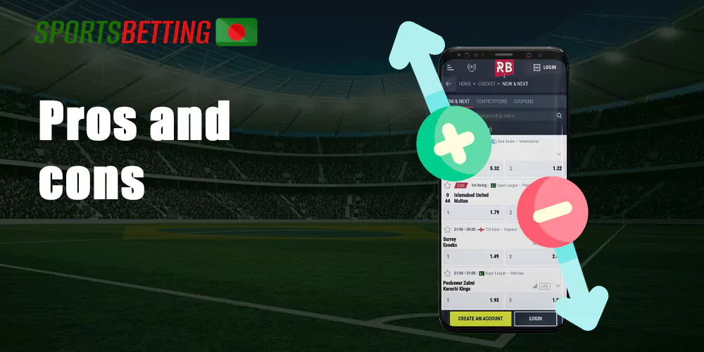 The main advantages and disadvantages of the Rabona bookmaker
