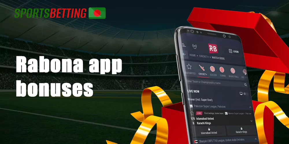 Rabona offers two promotions – for betting and casino section each