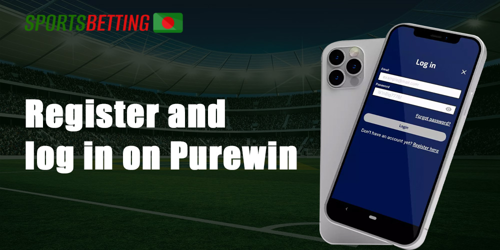 How to create an account on Purewin bookmaker