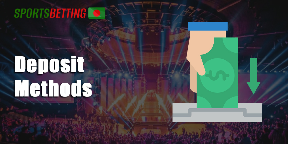 The deposit methods of the best esports betting sites