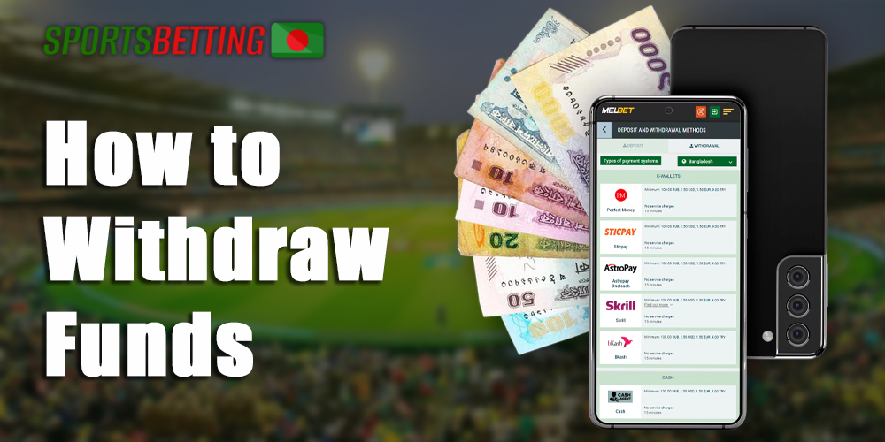 Step-by-step instruction for withdrawing money from Melbet bookmaker's website