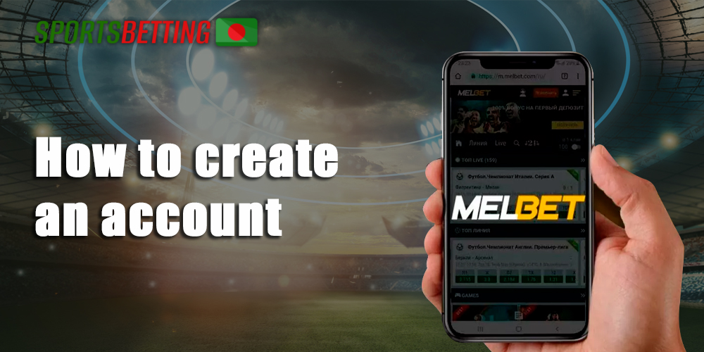 How to create a new account on the Melbet bookmaker's website