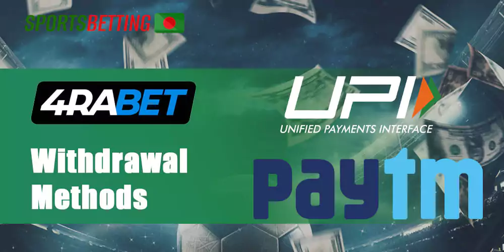 Which withdrawal methods are available for Bangladeshi users on 4Rabet