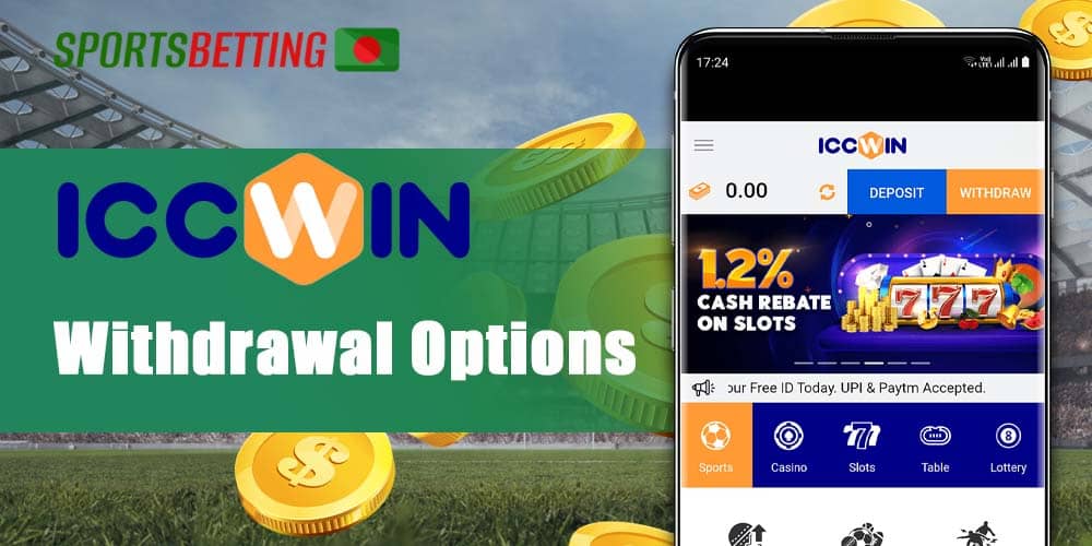 Withdrawal Options Available at Iccwin for Bangladesh Users