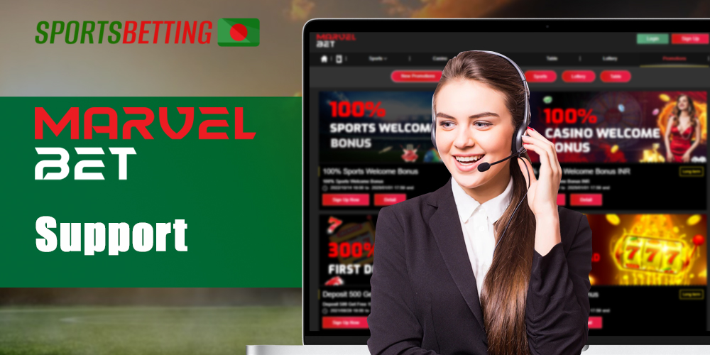 How users from Bangladesh can contact MarvelBet support 