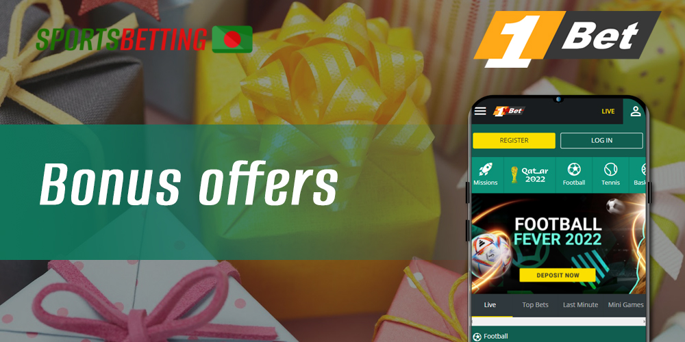Bonuses from 1bet for betting and online casino fans 
