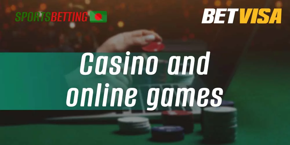 Features of games in the online casino section of the site Betvisa