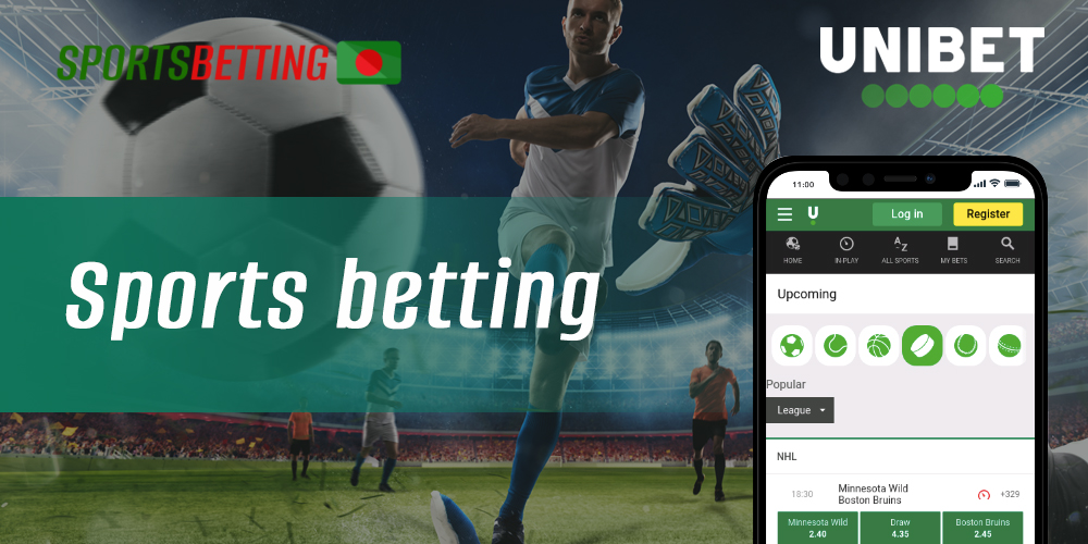 Sports available for betting on the Unibet mobile app 