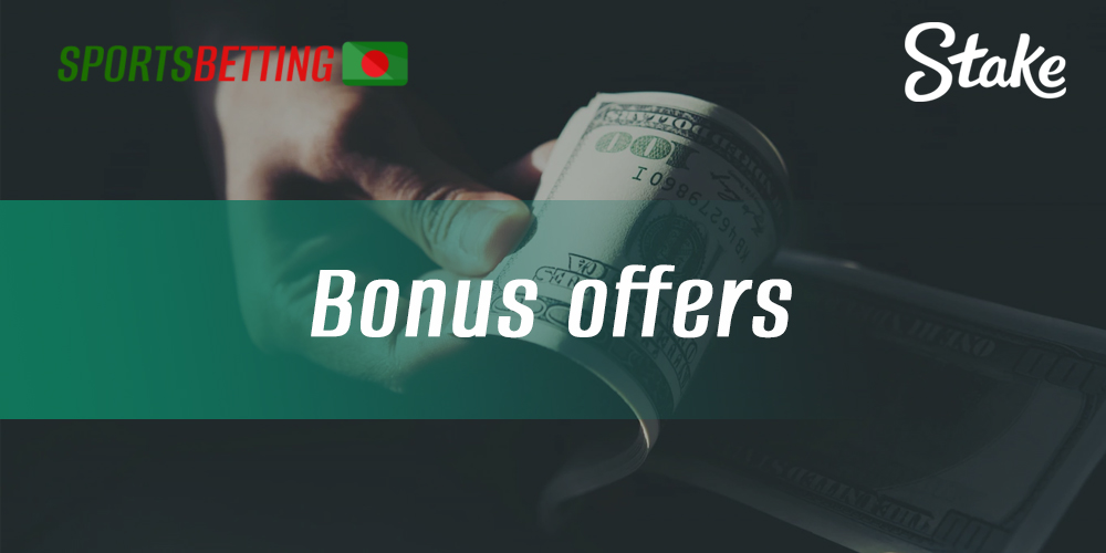 What bonuses are available on Stake.com and how to get and use them