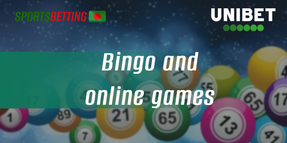 How to play online bingo in the casino section of the Unibet site 