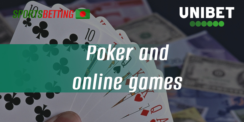 How to play online poker in the casino section of Unibet 