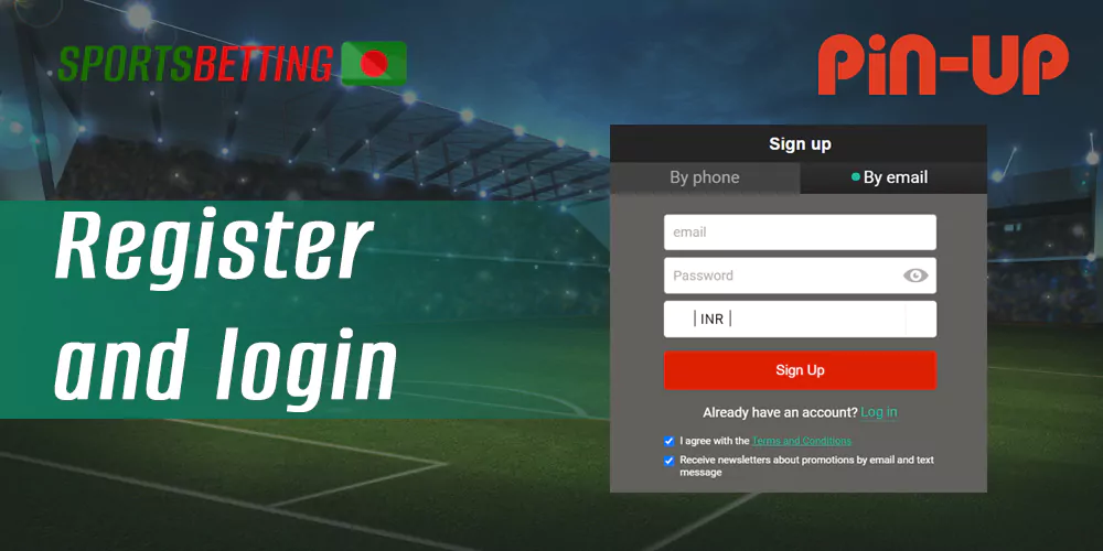 Step-by-step instructions for registering at pin up casino