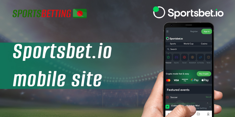 Advantages and disadvantages of the mobile version of Sportsbet.io