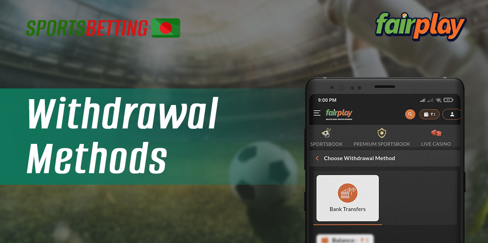Minimum and maximum amount of deposits and withdrawals from Fairplay. club, available payment methods