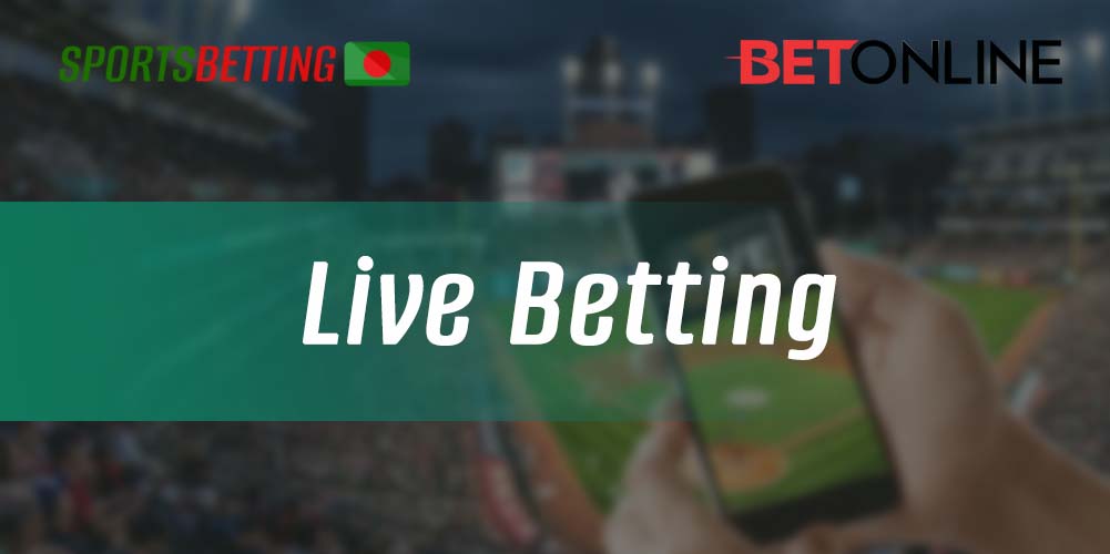 Live betting at BetOnline: betting features