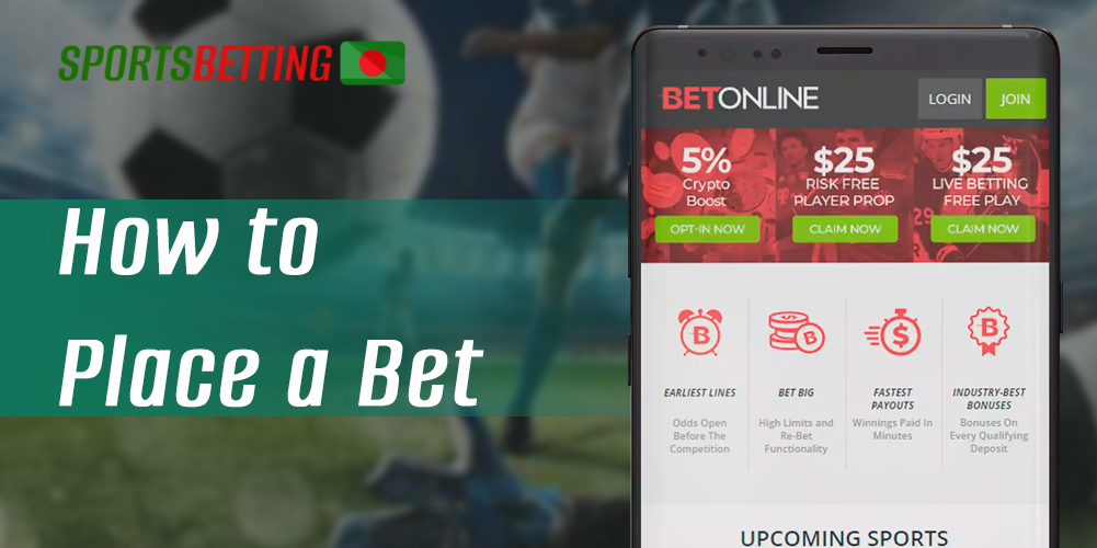 How to bet on sports on BetOnline: step by step