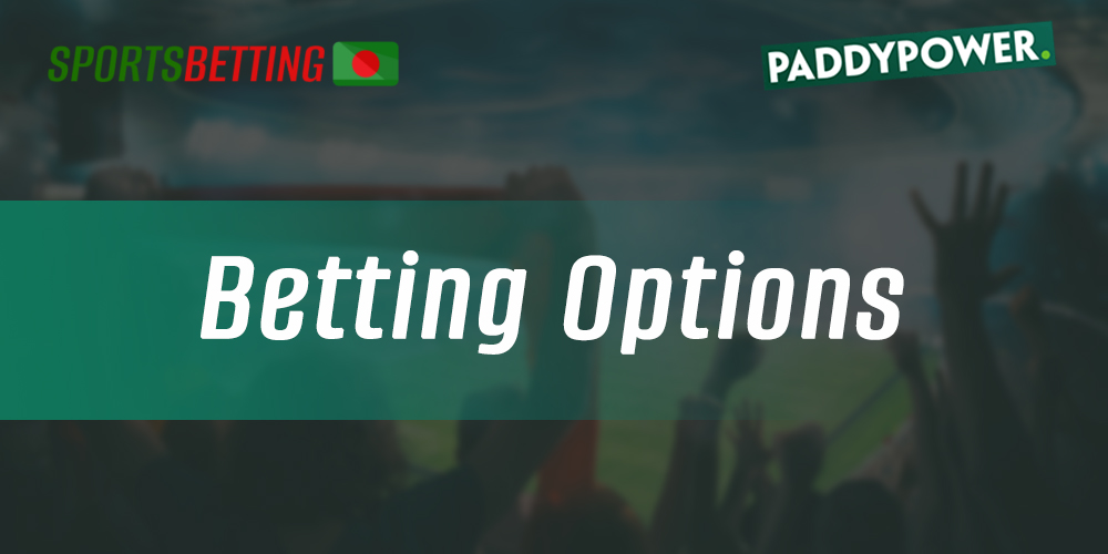 Betting Options available to Bangladeshi users in the BetOnline app 