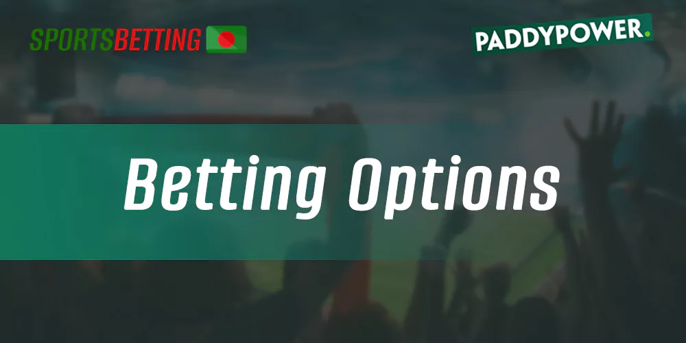 Betting Options available to Bangladeshi users in the BetOnline app