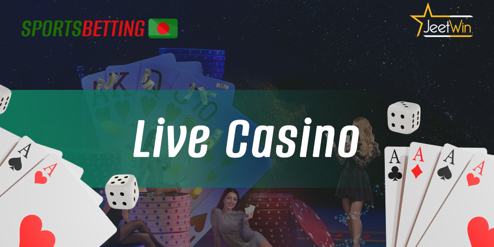Features of the game in the live casino on the bookmaker Jeetwin