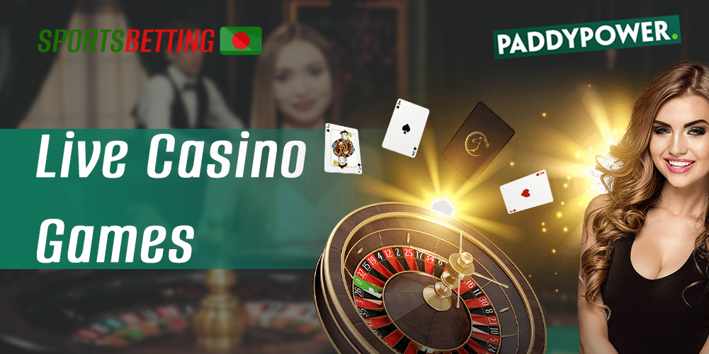 How to play live casinos using the Paddy Power app