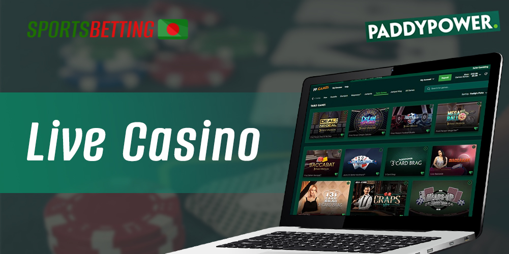 How Paddy Power users can start playing live casino online