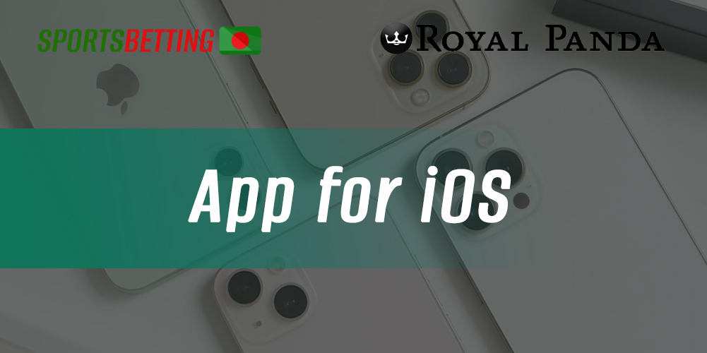 The process of downloading and installing Royal Panda mobile app on iOS