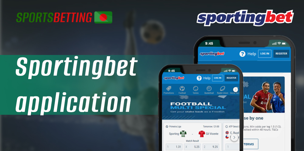 On which devices is available the mobile application Sportingbet