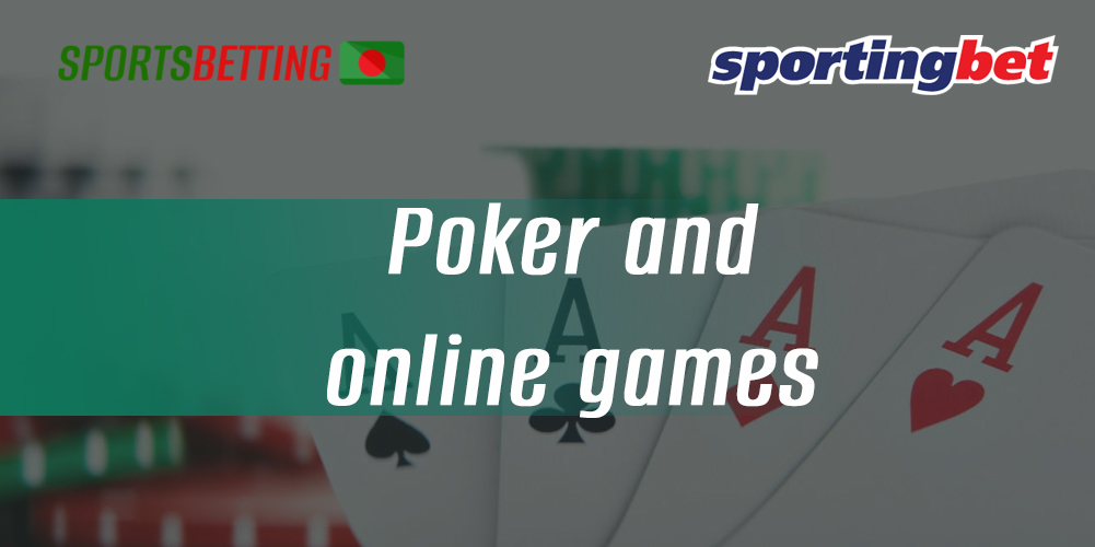 Features of online poker on Sportingbet