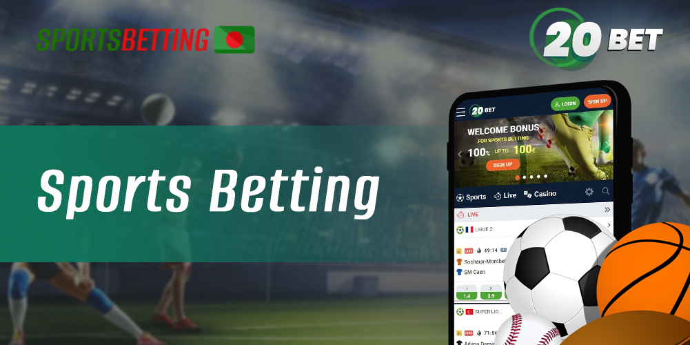 Features of sports betting in the mobile application 20Bet 