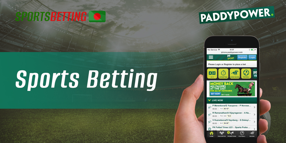 What sports you can bet on with Paddy Power app
