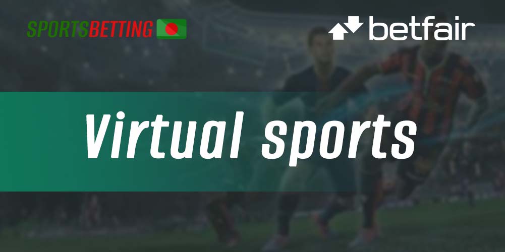 Features of virtual sports betting on Betfair mobile betting app 