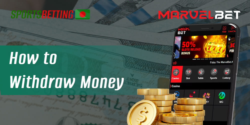 Step by step instructions for withdrawing funds from your MarvelBet account