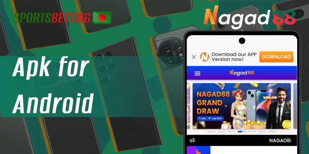 Instructions on how to download and install Nagad88 mobile application on Android