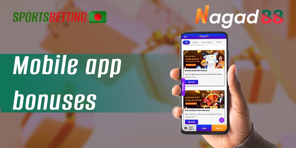 What bonuses await fans of sports betting and online casino in the Nagad88 app 