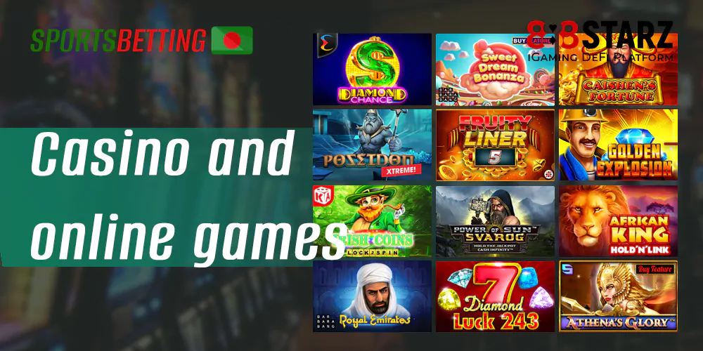 Casino and online games at 888starz for Bangladeshi users