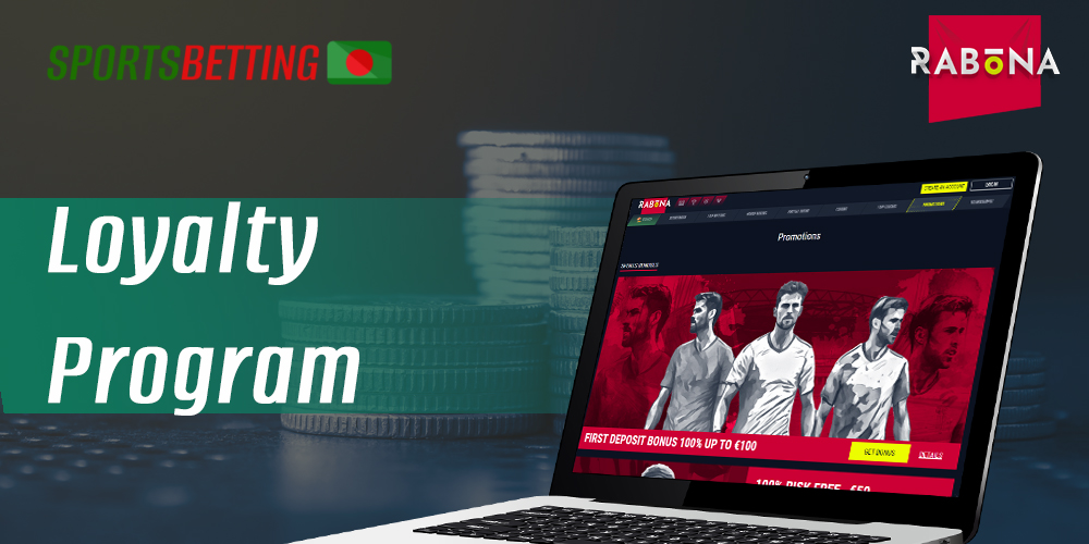 Features of the loyalty program of bookmaker Rabona Bangladesh