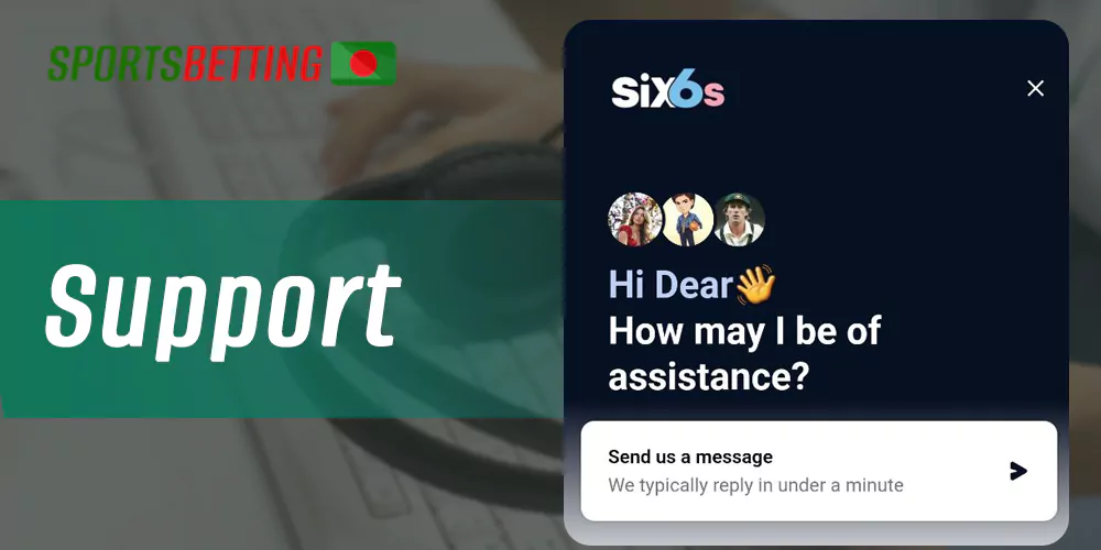 How to contact support at Six6s and get answers to your questions
