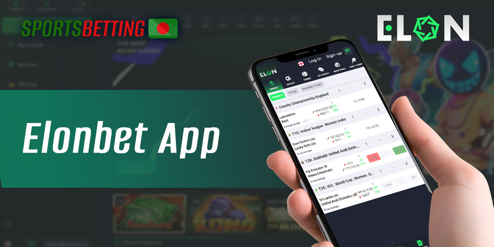 Elonbet mobile application for sports betting and online casino