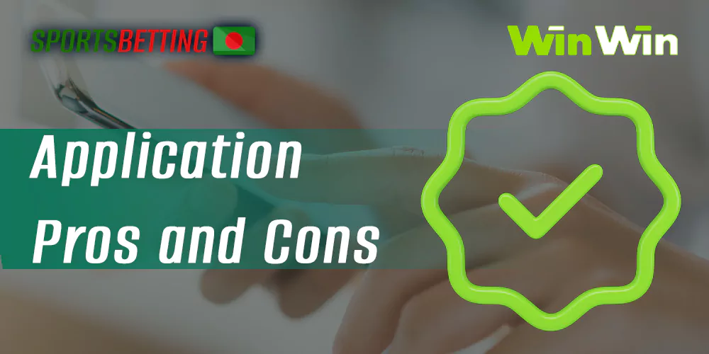 Positive and negative aspects of WinWin Application