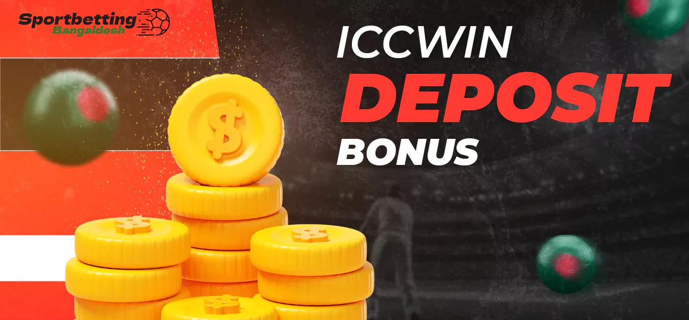 What kind of bonus do Bangladeshi users get if you deposit at Iccwin?