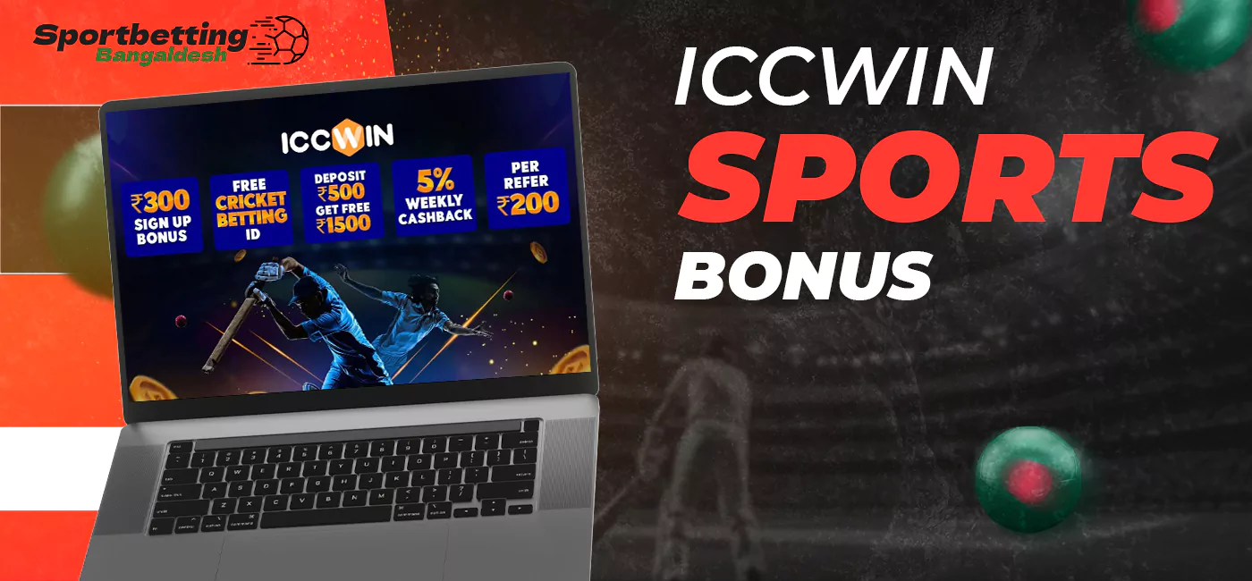 What sports betting bonus Iccwin has to offer