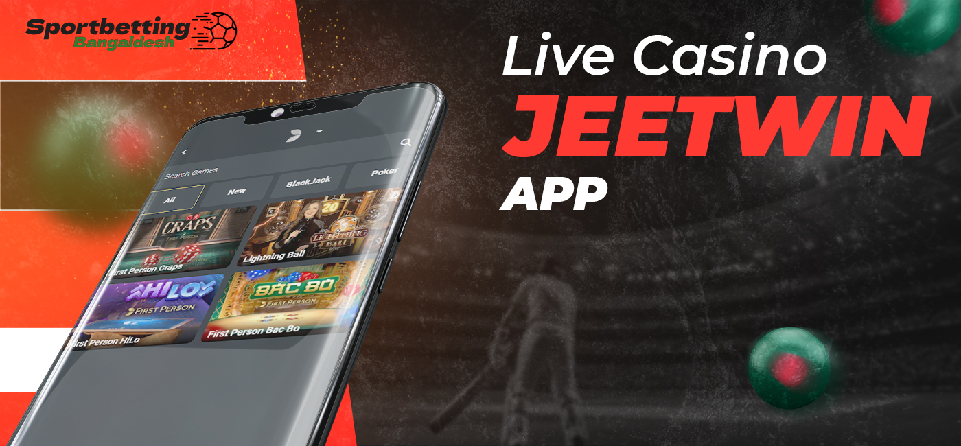 Features of the game in the live casino on the bookmaker Jeetwin
