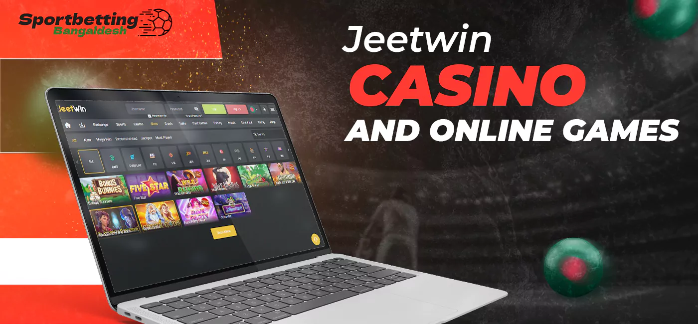 Description of the nolain casino section available on the Jeetwin website