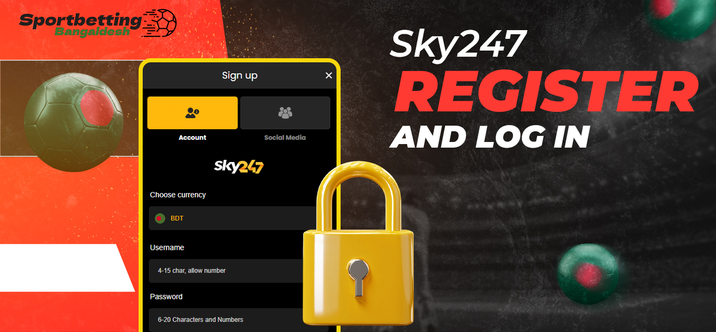 How Bangladeshi users can create a new Sky247 account